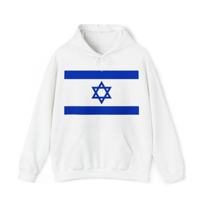 Unisex Heavy Blend™ Hooded Sweatshirt, Flag of Israel