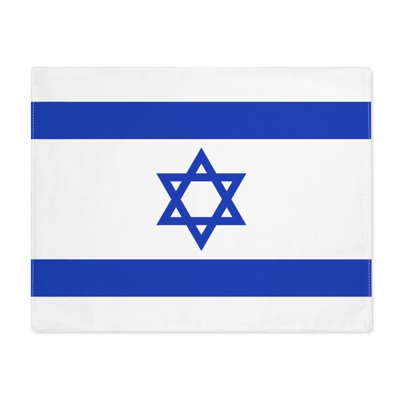 Isril Mat Flag of Israel Placemat, Table Mat - Etsy