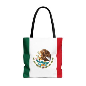 Tote Bag (AOP), Flag of Mexico