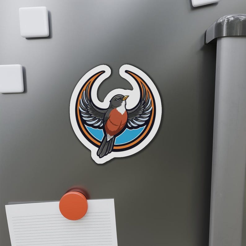 Robin Magnet American Robin Resistance Die-cut Magnet Symbolic Vigilance Emblem - Etsy