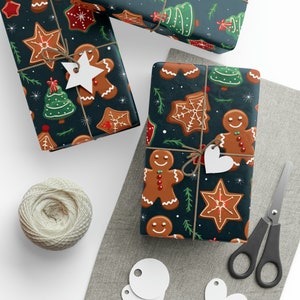 Wrapping Papers, Gingerbread Cookies, Christmas Theme