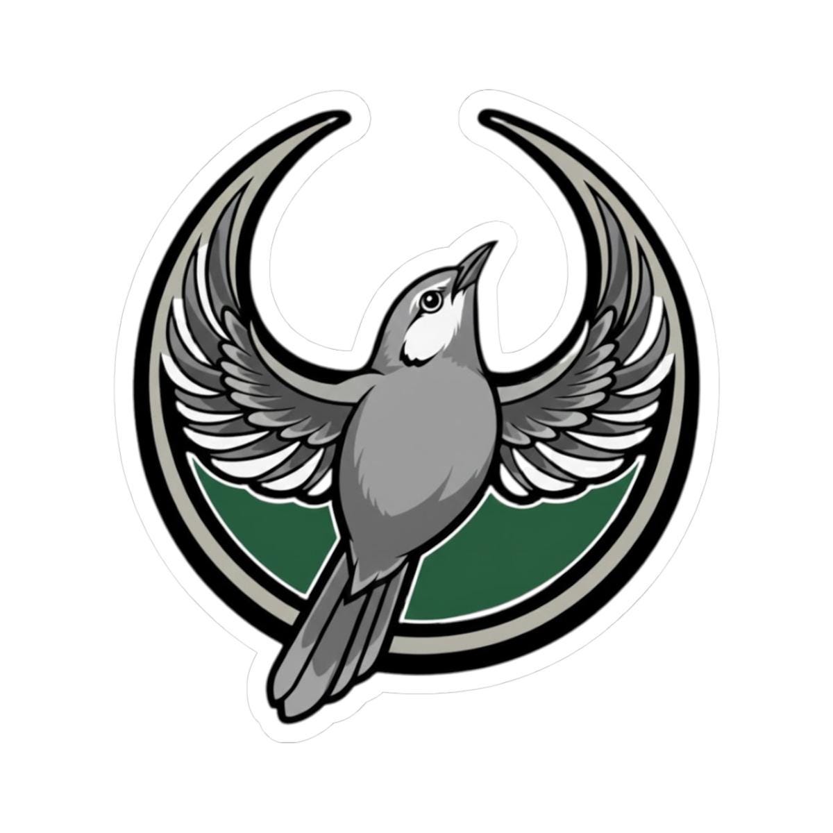 Mockingbird Resistance Kiss Cut Vinyl Sticker Symbolic Vigilance