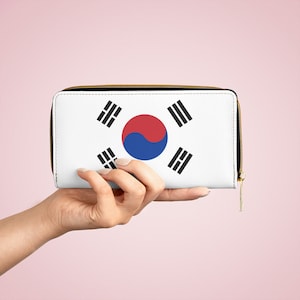 Zipper Wallet Flag of Korea