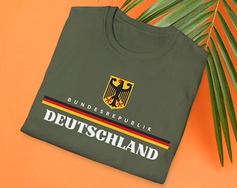 Germany Coat of Arms T-Shirt - Deutschland Heritage Gift