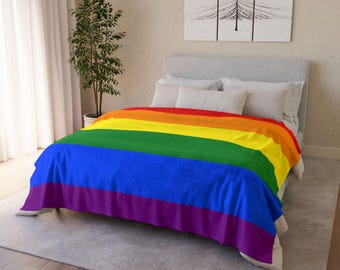 Weiche Polyester-Decke, Regenbogen