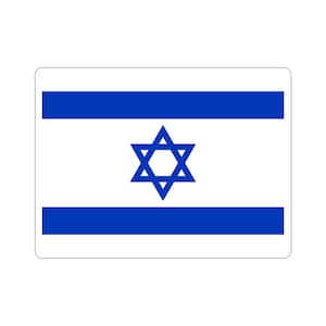 Kiss-Cut Stickers, Flag of Israel