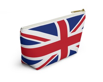 Accessory Pouch w T-bottom Union Jack Flag Great Britain United Kingdom