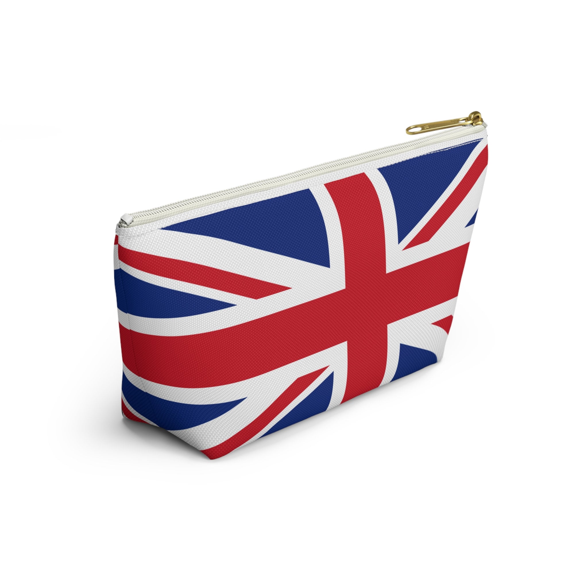 Cordón Porta Tarjetas Con Estampado Union Jack - Incluye Soporte Horizontal Doble, Ideal Para Eventos