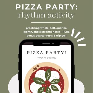 RHYTHM ACTIVITY: Pizza Party! | Music Theory | Sight Reading | Music ...