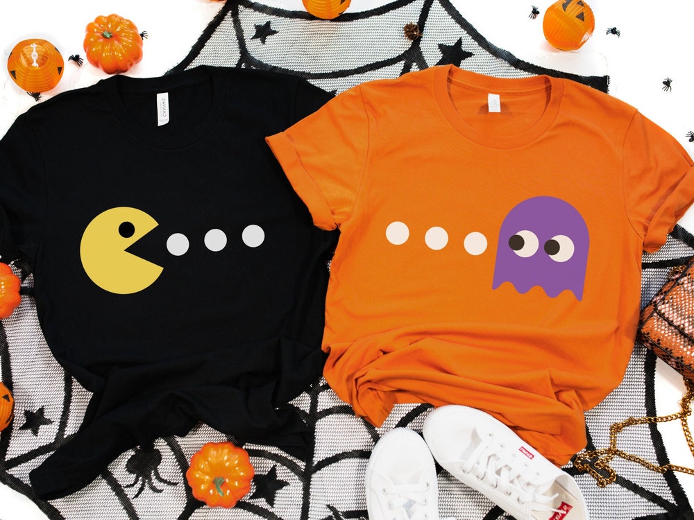 Couple Shirts Couples Halloween Shirt, Matching Halloween Shirts, Matching Couples, Halloween Couple Shirts, Funny Halloween Shirts, Couple Costumes Group Halloween Gifts For Day Prowallart