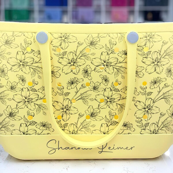 Rubber Beach Bag With Holes Etsy