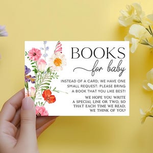 Bücher für Baby-Einsatz-Babypartyspiele Blumenbücher für Babykartenbuch-Anfragekarte Bearbeitbare Bücher für Babyspielbuch-Anfragekarte BB4