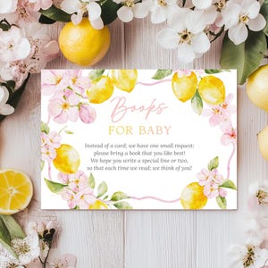 Bloemenboeken voor babysjabloon bewerkbaar boekverzoekkaart Boeken voor babyspel Afdrukbare babyshoweruitnodiging invoegen Babybibliotheek invoegen MS3