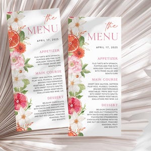 Modelo de Menu Principal Menu Cítrico Menu de Chá de Panela Menu Laranja Ela Encontrou Seu Menu Principal Menu Cítrico Menu de Chá de Panela Menu Floral MS2