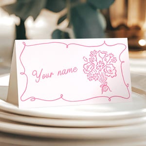Place Card Bridal Shower Rustic Place Cards Template Editable Fresh Off The Market Bridal Shower Seating Card Bridal Place Card FO1
