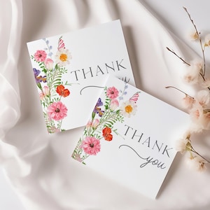 Baby In Bloom Favor Tag Wild flower Baby Shower Thank You Tag Summer Flower Gift Tag Floral Baby Brunch Favors Baby Bloom Shower Favours BB4