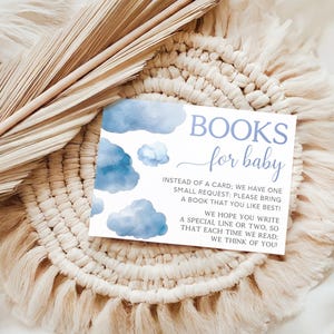 Carte Cloud Nine Books for Baby sur Cloud 9 Baby Shower Books, bleu