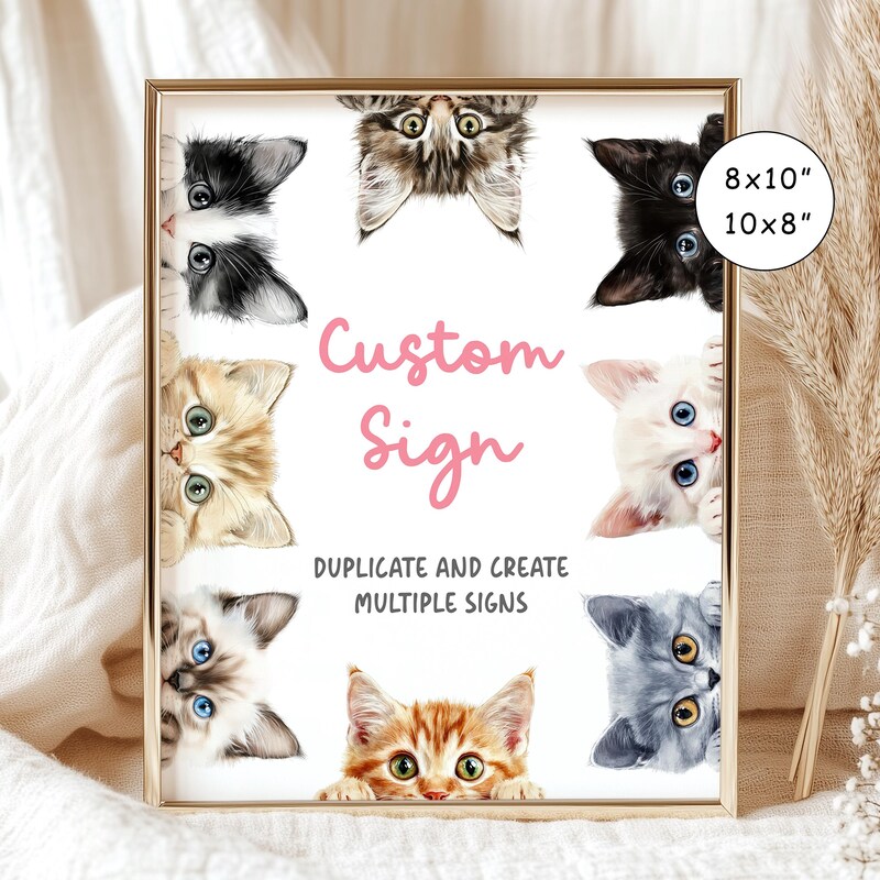 Cat Sign - Etsy