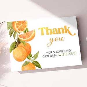 Little Cutie Baby Shower Favor Tag Editable Gift Tag Clementine Orange Cutie On The Way Citrus Baby Shower Favors Thank You Tag Mandarin OR1