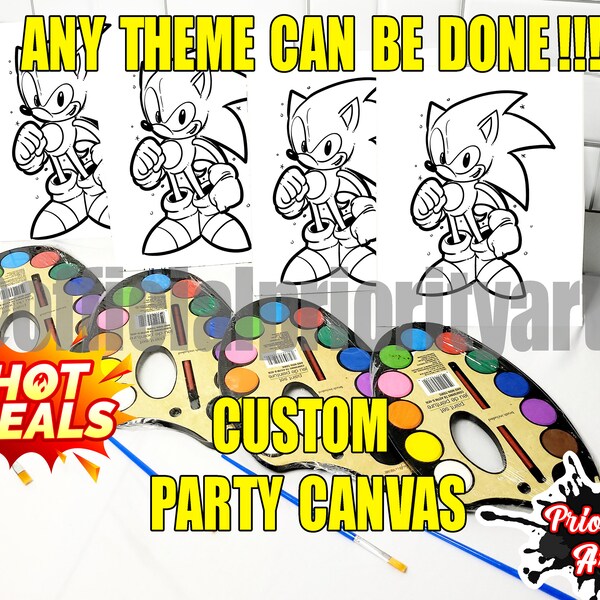 Sonic Paint Kit - Etsy