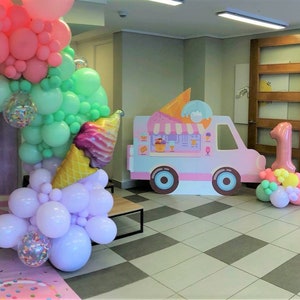 IJsfeestdecoratie - Decoracion fiesta de helado