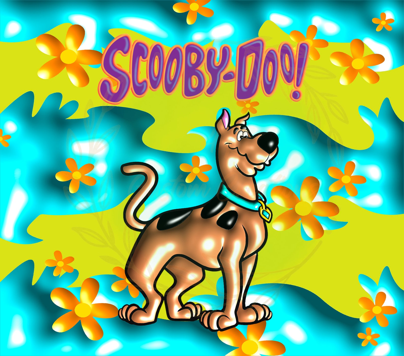 3D Scooby Doo Sublimation Bubble Wrap Png - Etsy
