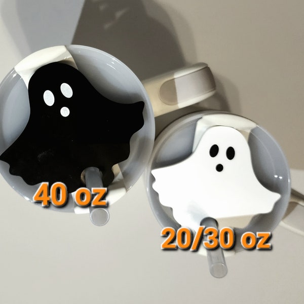 Ghost topper for Stanley cutie boo topper Bundle for Stanley Tumbler 20/30/40 oz Cup (H2.0 ONLY) Ghost topper Stanley Topper SVG file