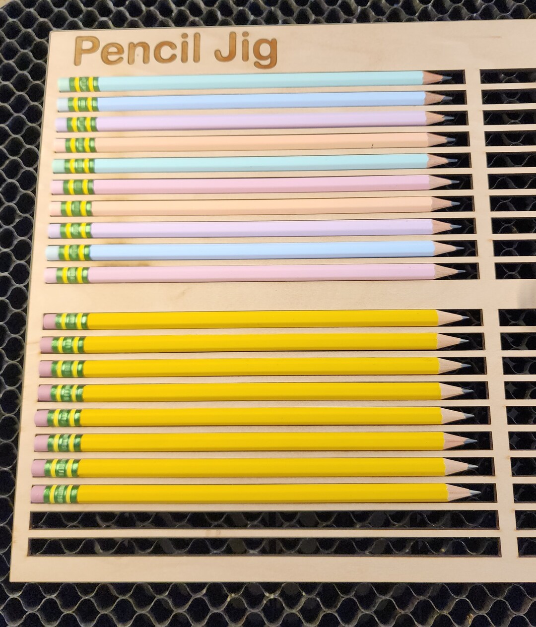 Pencil Jig SVG Laser Engraving Jig Laser Pencil Jig Etsy