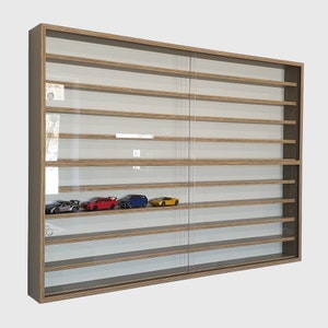Verzamelaarsvitrine voor uw schatten, model auto's, plank, vitrinekast 10 vakken!!!