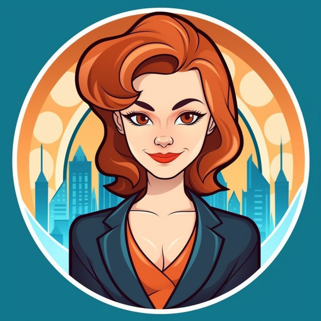 Avatar woman red hair business people person - Avatar & Emoticons Icons