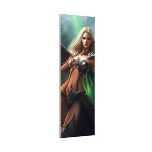 Forest Warrior Angel, Matte Canvas, Stretched, 1.25"