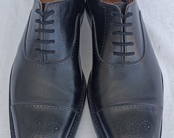 Grenson Goodyear Welted Cap Toe Oxford Derby Brogue 7 1/2