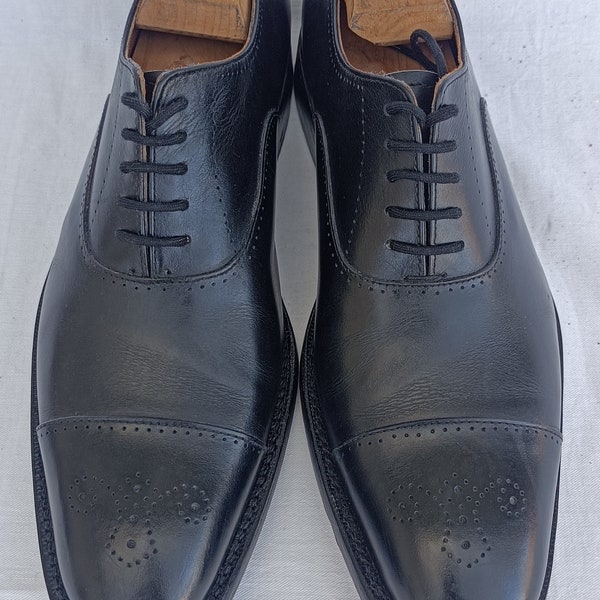 Grenson Goodyear Welted Cap Toe Oxford Derby Brogue 7 1/2
