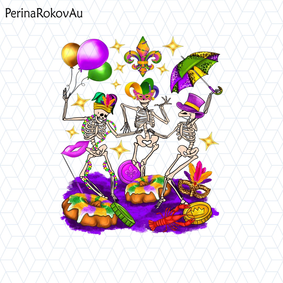 mardi gras skeleton