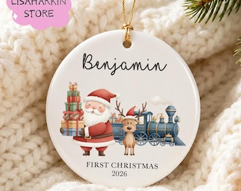 Baby First Christmas Ornament, Personalized Baby Christmas Ornament, Baby's First Christmas, Custom Baby Ornament, Christmas Keepsake