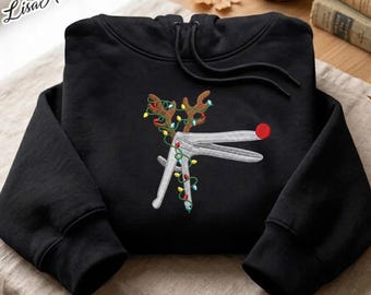 EMBROIDERED Speculum Sweatshirt, Embroidered OBGYN Tools Sweatshirt, Women's Health Specialist Hoodie, Christmas Nurse Apparel