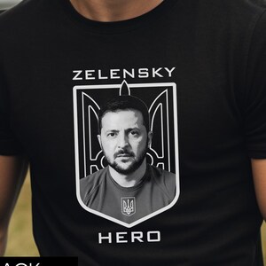 Zelensky Hero Shirt, I Stand with Ukraine Shirt, Ukrainian Patriotic Shirt, Ukraine Heritage T shirt, Zelensky Shirt