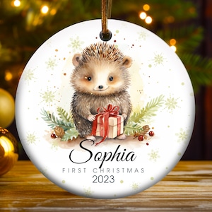 Personalized Baby&#39;s First Christmas Ornament, Custom Baby Christmas Keepsake, First Christmas Ornament 2023