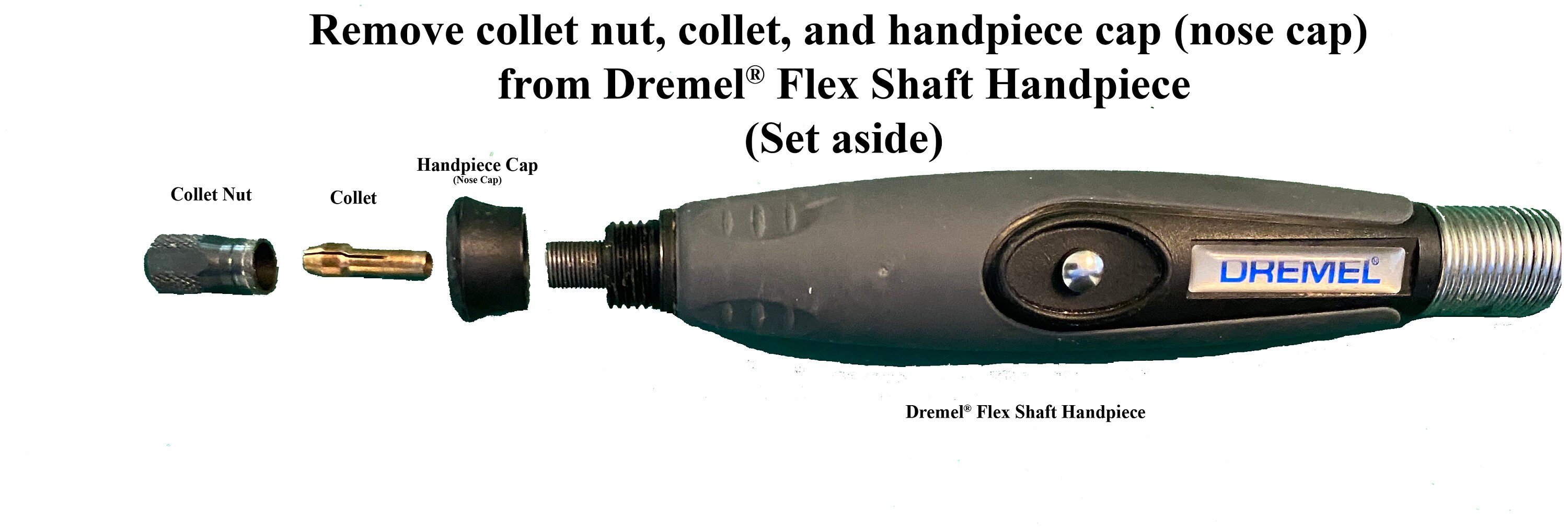Dremel 36 in. Flex-Shaft Attachment w/ Drive Adapter for Rotary