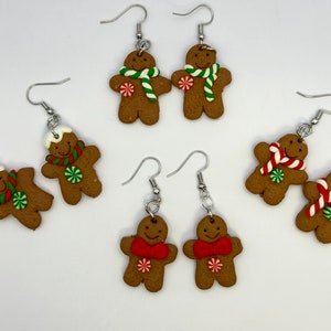 Gingerbread Holiday Earrings