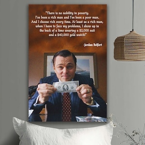 Leonardo DiCaprio (Wolf of Wall Street) Poster