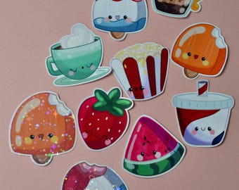 Kawaii Food Handmade Stickers