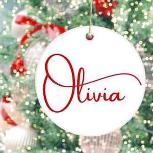 Personalised Christmas Ornaments