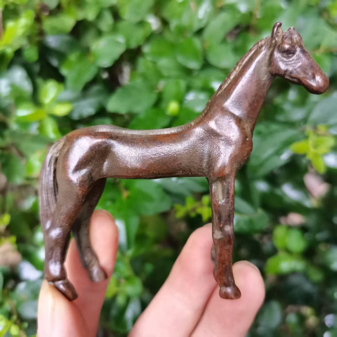 Licol D'occasion En Cuir De Cheval - Bride Ronde Couleur Marron, Fabrication Solide