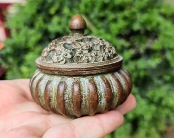 銅製香立て、銅製香炉、銅製香炉、香炉 - Etsy 日本