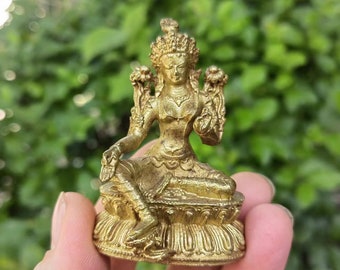 Retro Buddhist antique brass Dharma Buddha sitting Buddha, Peace Zen Bodhisattva, meditation decorations Tibetan Buddhism Tathagata  pd317