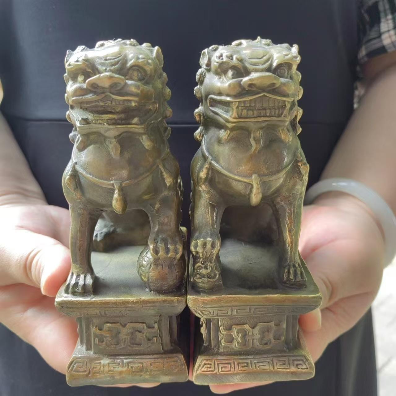 Antique Foo Dogs - Etsy UK