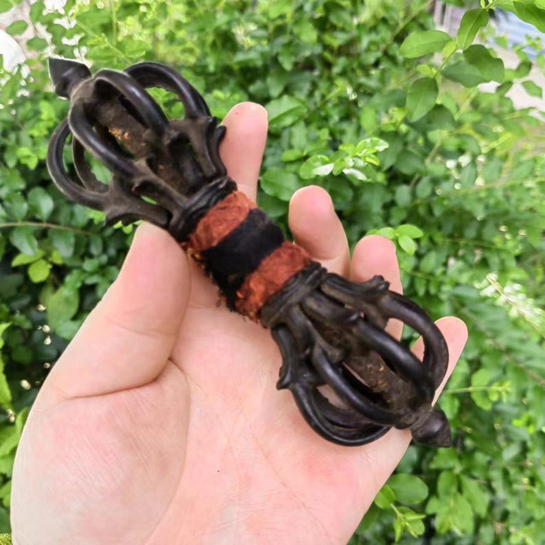 Tibetan Brass Phurba Vajra Amulet, Buddhism Ritual Talisman - Etsy