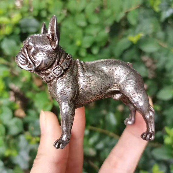 Solid Copper Dog Statue: Collectible Brass Puppy Ornament - Etsy