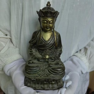 Bronze buddha tibetan Buddha Statue for Home Decor,Outdoor for Zen Decor Buda Indoor Gift for Relaxation Meditation or Shrine Feng shui p557